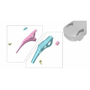 Front Wheel Cover Upper Reinforcement Beam Outer Plate Assembly