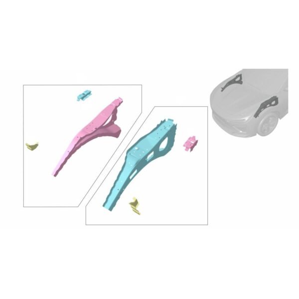 Front Wheel Cover Upper Reinforcement Beam Outer Plate Assembly