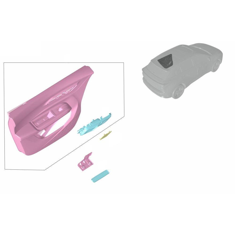 Left Rear Door Guard