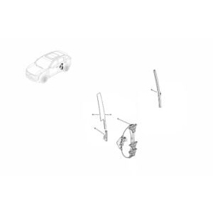 Rear Door Glass Lifting Mechanism