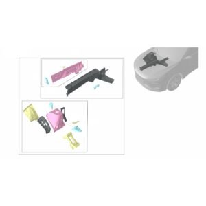 Right Front Wheel Cover Longitudinal Beam Assembly